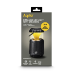 Altoparlante portatile 3 in 1 con luce 360° regolabile e powerbank 10.000mAh color nero nona vista