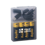 Pacco da 4 pile AA ricaricabili con connessione USB-C da 2000mAh vista area di stampa