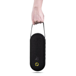 Altoparlante portatile con maniglia di presa e illuminazione RGB 8 colori 30 W color nero seconda vista