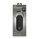 Altoparlante portatile con maniglia di presa e illuminazione RGB 8 colori 30 W color nero ottava vista