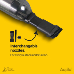 Aspirapolvere e soffiatore wireless 2 in 1 ricaricabile tramite USB-C color nero sesta vista