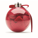 Calzini natalizi in poliestere in sfera per albero di Natale taglia L color rosso