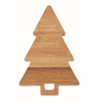 Tagliere da portata in legno di acacia a forma di albero di Natale color legno quinta vista