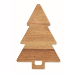 Tagliere da portata in legno di acacia a forma di albero di Natale color legno sesta vista