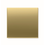 Pallina di Natale da appendere con nastro e confezionata in scatola regalo color oro quinta vista