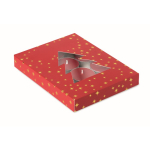 Set di 12 tealight profumate alla cannella in confezione natalizia color rosso