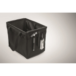 Organizzatore pieghevole multifunzione in RPET con manici e tasche color nero sesta vista fotografica
