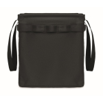 Organizzatore pieghevole multifunzione in RPET con manici e tasche color nero settima vista