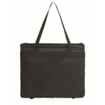 Organizzatore pieghevole multifunzione in RPET con manici e tasche color nero ottava vista