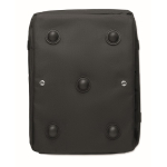 Organizzatore pieghevole multifunzione in RPET con manici e tasche color nero nona vista