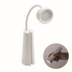 Lampada da scrivania e torcia 2 in 1 con luce regolabile in 3 modalità color bianco
