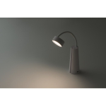 Lampada da scrivania e torcia 2 in 1 con luce regolabile in 3 modalità color bianco quarta vista fotografica