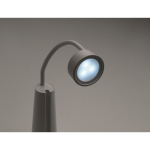 Lampada da scrivania e torcia 2 in 1 con luce regolabile in 3 modalità color bianco settima vista fotografica