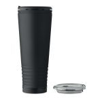 Bicchiere termico in acciaio inox a doppia parete con altoparlante integrato 700 ml color nero