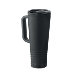 Bicchiere termico in acciaio inox a doppia parete con altoparlante integrato 700 ml color nero