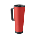 Bicchiere termico in acciaio inox a doppia parete con altoparlante integrato 700 ml color rosso