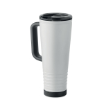 Bicchiere termico in acciaio inox a doppia parete con altoparlante integrato 700 ml color bianco