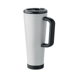 Bicchiere termico in acciaio inox a doppia parete con altoparlante integrato 700 ml color bianco