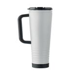 Bicchiere termico in acciaio inox a doppia parete con altoparlante integrato 700 ml color bianco sesta vista