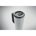 Bicchiere termico in acciaio inox a doppia parete con altoparlante integrato 700 ml color bianco