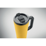 Bicchiere termico in acciaio inox a doppia parete con altoparlante integrato 700 ml color giallo