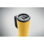 Bicchiere termico in acciaio inox a doppia parete con altoparlante integrato 700 ml color giallo
