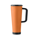 Bicchiere termico in acciaio inox a doppia parete con altoparlante integrato 700 ml color arancione