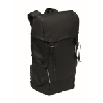 Zaino sportivo in RPET 600D con dettagli riflettenti 15L color nero