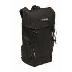 Zaino sportivo in RPET 600D con dettagli riflettenti 15L color nero vista principale