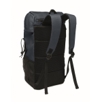 Zaino sportivo in RPET 600D con dettagli riflettenti 15L color blu seconda vista