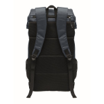 Zaino sportivo in RPET 600D con dettagli riflettenti 15L color blu quarta vista