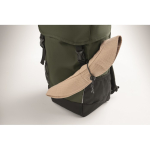 Zaino sportivo in RPET 600D con dettagli riflettenti 15L color verde scuro vista fotografia
