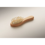 Set da bagno in secchiello di legno con accessori per la cura del corpo color legno quinta vista fotografica