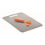 Tagliere in acciaio inossidabile resistente di dimensioni medie color argento seconda vista