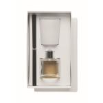 Set aromatico con diffusore di fragranza e candela in cera vegetale color bianco seconda vista