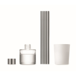 Set aromatico con diffusore di fragranza e candela in cera vegetale color bianco quinta vista