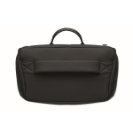 Zaino per laptop in PU con fodera RPET con scomparto da 15'' color nero