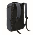 Zaino per laptop in PU con fodera RPET con scomparto da 15'' color blu mare seconda vista