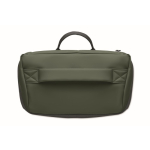 Zaino per laptop in PU con fodera RPET con scomparto da 15'' color verde scuro