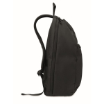 Zaino urbano in RPET con scomparto imbottito per laptop 15'' color nero