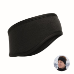 Fascia per la testa in pile morbido per il freddo 280 g/m² color nero