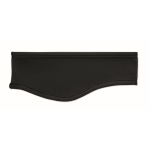 Fascia per la testa in pile morbido per il freddo 280 g/m² color nero terza vista