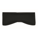 Fascia per la testa in pile morbido per il freddo 280 g/m² color nero quinta vista