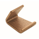 Supporto da tavolo per cellulare in legno di noce e pioppo color legno sesta vista