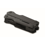 Multitool pieghevole in alluminio e acciaio inox 13 in 1 con custodia color nero quarta vista