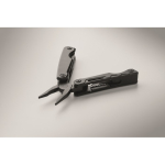 Multitool pieghevole in alluminio e acciaio inox 13 in 1 con custodia color nero quinta vista fotografica