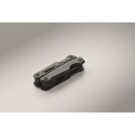 Multitool pieghevole in alluminio e acciaio inox 13 in 1 con custodia color nero sesta vista fotografica