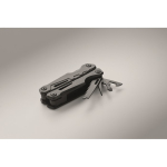Multitool pieghevole in alluminio e acciaio inox 13 in 1 con custodia color nero settima vista fotografica