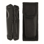 Multitool pieghevole in alluminio e acciaio inox 13 in 1 con custodia color nero ottava vista