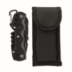 Coltello multiuso in alluminio e acciaio inox. 13 in 1 con custodia color nero decima vista